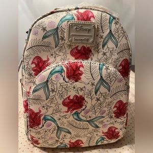 Host Picks🌹NWT Rare little mermaid Loungefly mini backpack